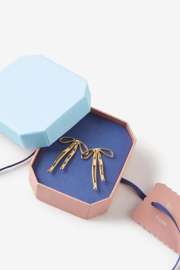Cotton On Jewelry Gift Box Waterproof Draped Bow 8211 Women