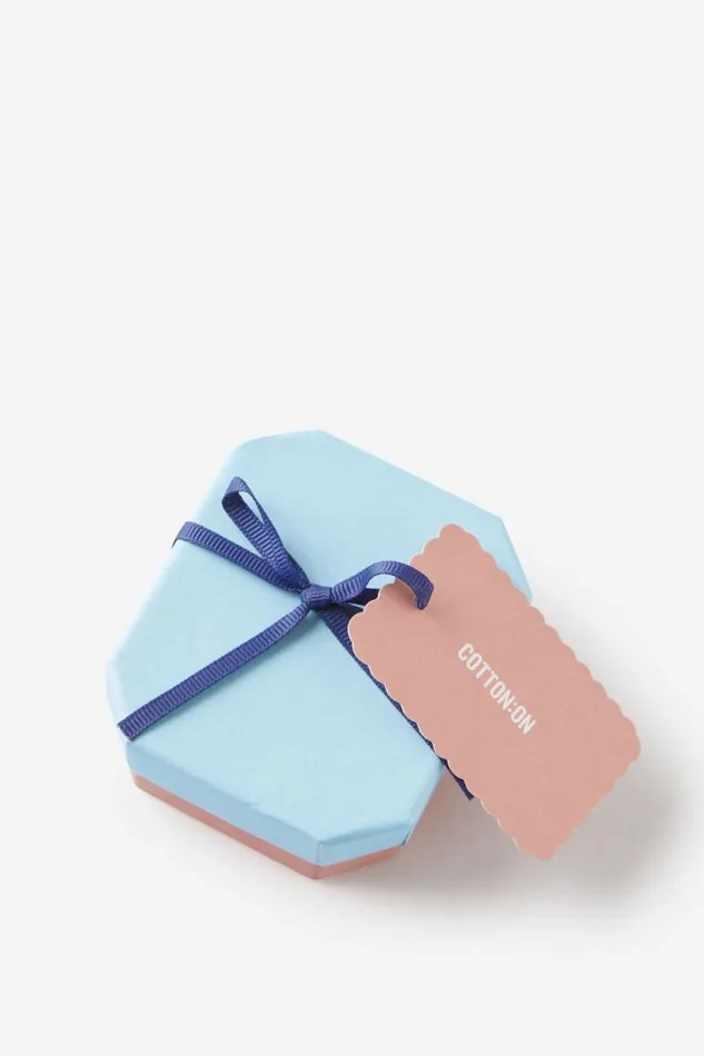 Cotton On Jewelry Gift Box Waterproof Draped Bow 8211 Women