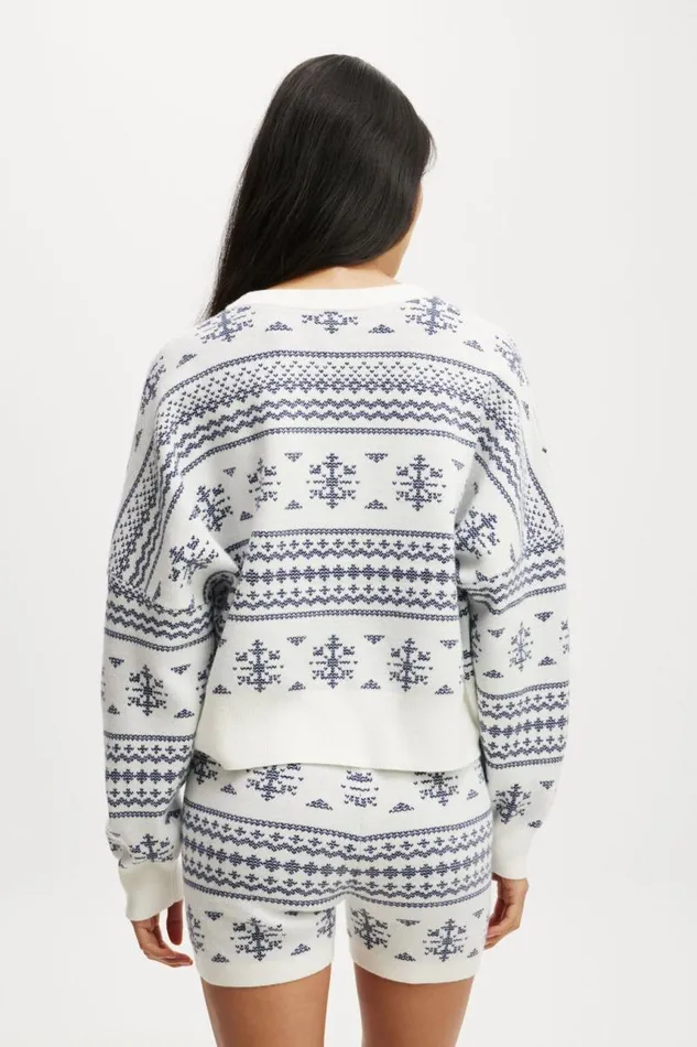 Cotton On Pajamas Novelty Knitted Short Coconut Milksnow Flakes 8211 Women Cotton On Pajamas Novelty Knitted Short Coconut Milksnow Flakes 8211 Women