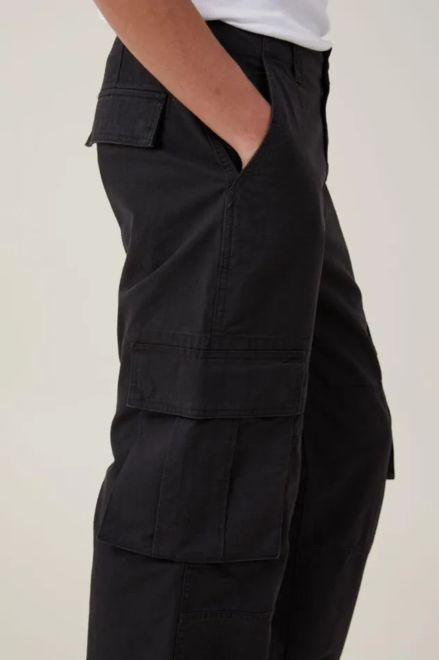 Cotton On Pants Baggy Cargo Pant Black Ripstop 8211 Men Cotton On Pants Baggy Cargo Pant Black Ripstop 8211 Men