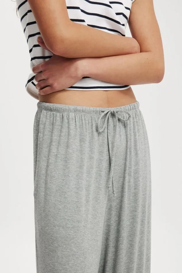 Cotton On Pants Blair Wide Leg Pant Grey Marle 8211 Women