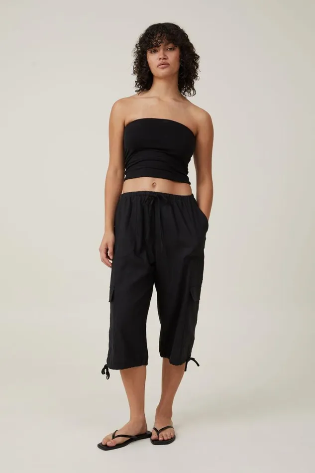 Cotton On Pants Haven Capri Pant Black 8211 Women