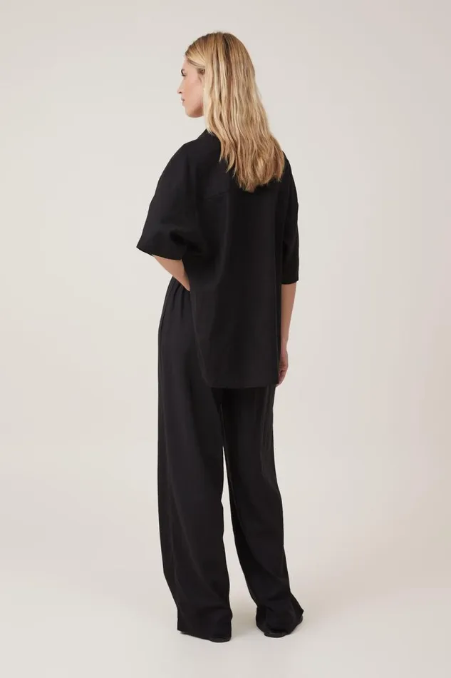 Cotton On Pants Haven Wide Leg Pant Black 8211 Women