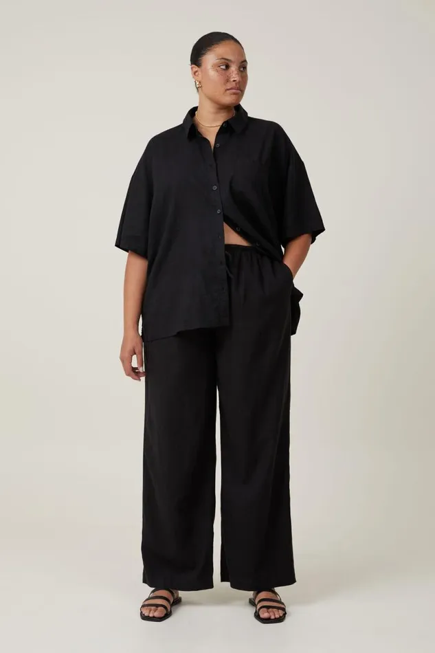 Cotton On Pants Haven Wide Leg Pant Black 8211 Women
