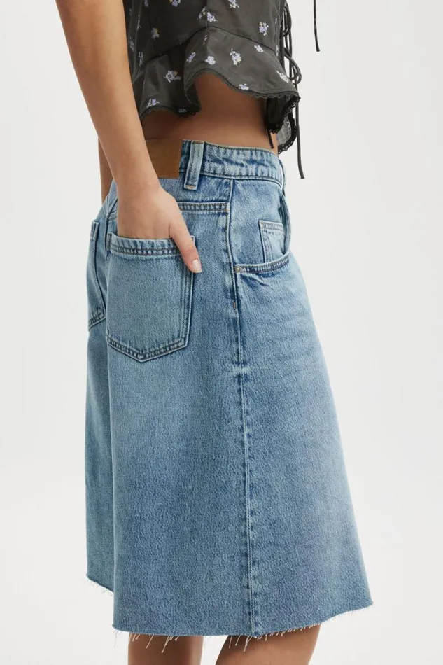 Cotton On Pants Lyocell Wide Denim Jort Coast Blue 8211 Women Cotton On Pants Lyocell Wide Denim Jort Coast Blue 8211 Women