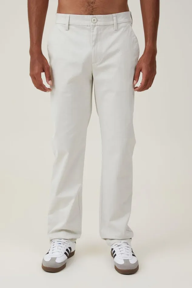 Cotton On Pants Regular Straight Chino Washed Stone 8211 Men Cotton On Pants Regular Straight Chino Washed Stone 8211 Men