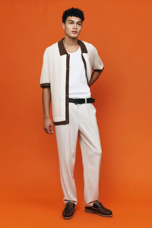 Cotton On Pants Relaxed Pleated Pant Washed Stone 8211 Men