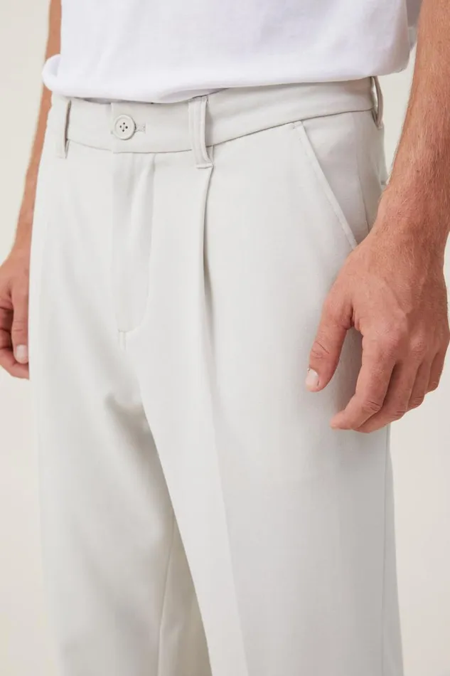 Cotton On Pants Relaxed Pleated Pant Washed Stone 8211 Men Cotton On Pants Relaxed Pleated Pant Washed Stone 8211 Men