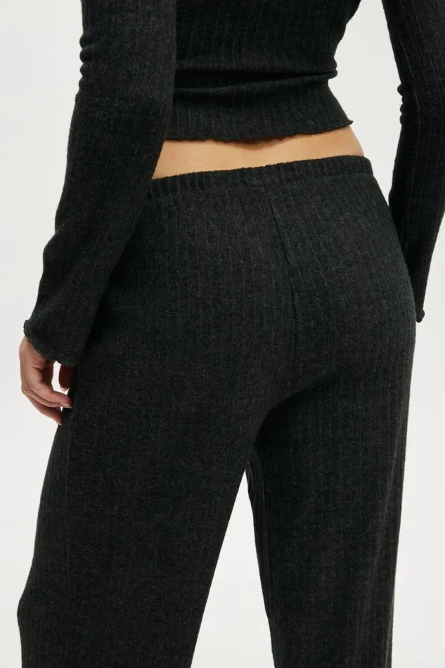 Cotton On Pants Super Soft Ribbed Straight Leg Pant Ebony Marle 8211 Women Cotton On Pants Super Soft Ribbed Straight Leg Pant Ebony Marle 8211 Women