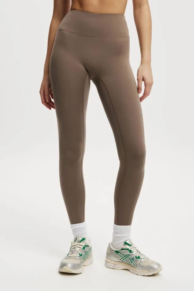 Cotton On Pants Ultra Soft Track Full Length Tight Dusky Green 8211 Women