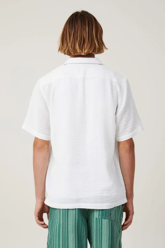 Cotton On Shirts and Polos Palma Short Sleeve Shirt White 8211 Men Cotton On Shirts and Polos Palma Short Sleeve Shirt White 8211 Men