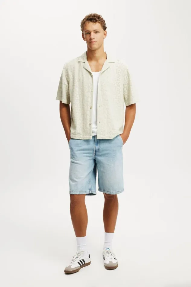 Cotton On Shorts Baggy Denim Short Carpenter Remi Blue 8211 Men