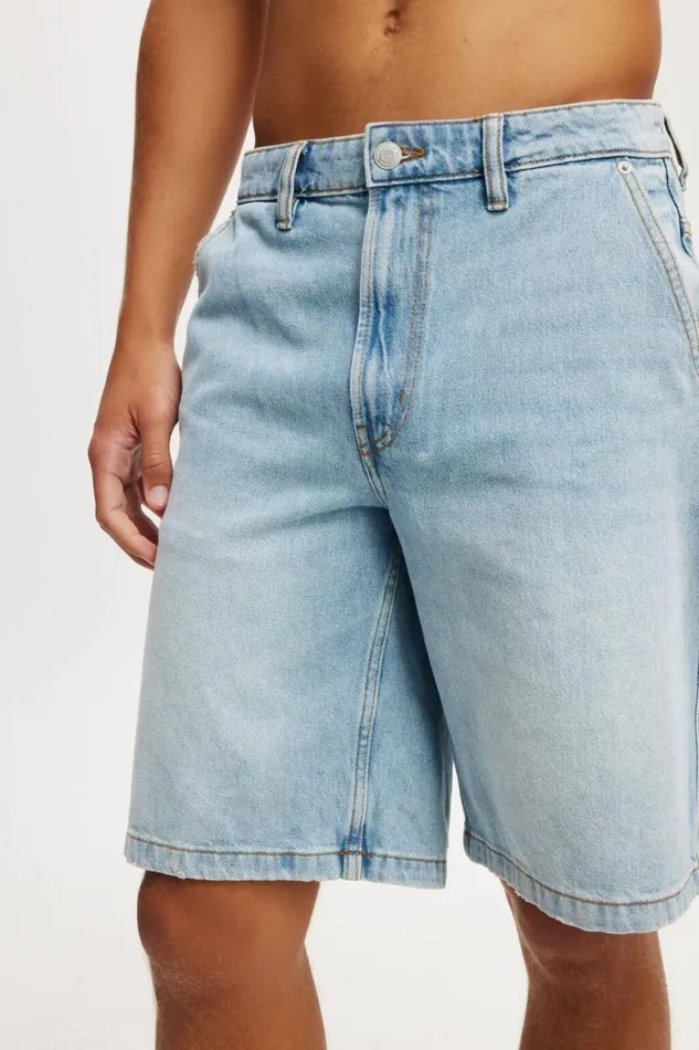 Cotton On Shorts Baggy Denim Short Carpenter Remi Blue 8211 Men Cotton On Shorts Baggy Denim Short Carpenter Remi Blue 8211 Men