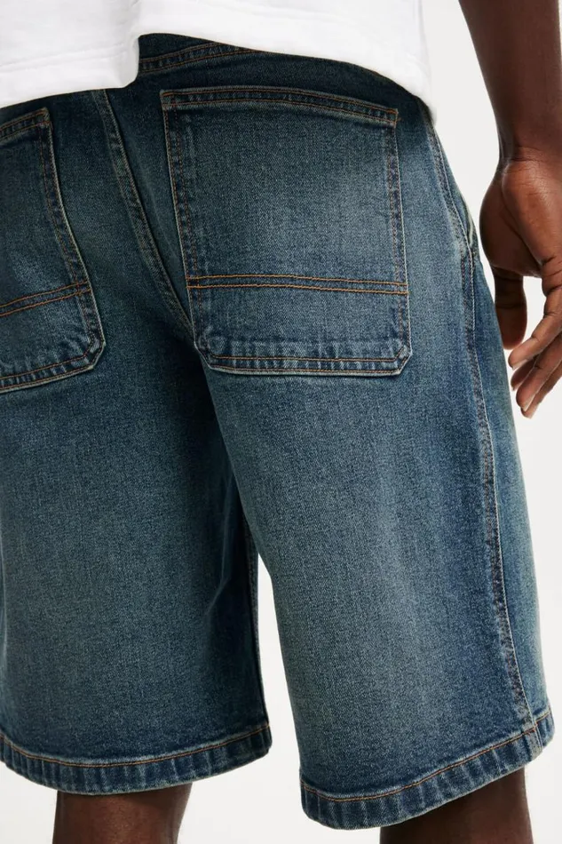 Cotton On Shorts Baggy Denim Short Carpenter Ryder Blue 8211 Men Cotton On Shorts Baggy Denim Short Carpenter Ryder Blue 8211 Men