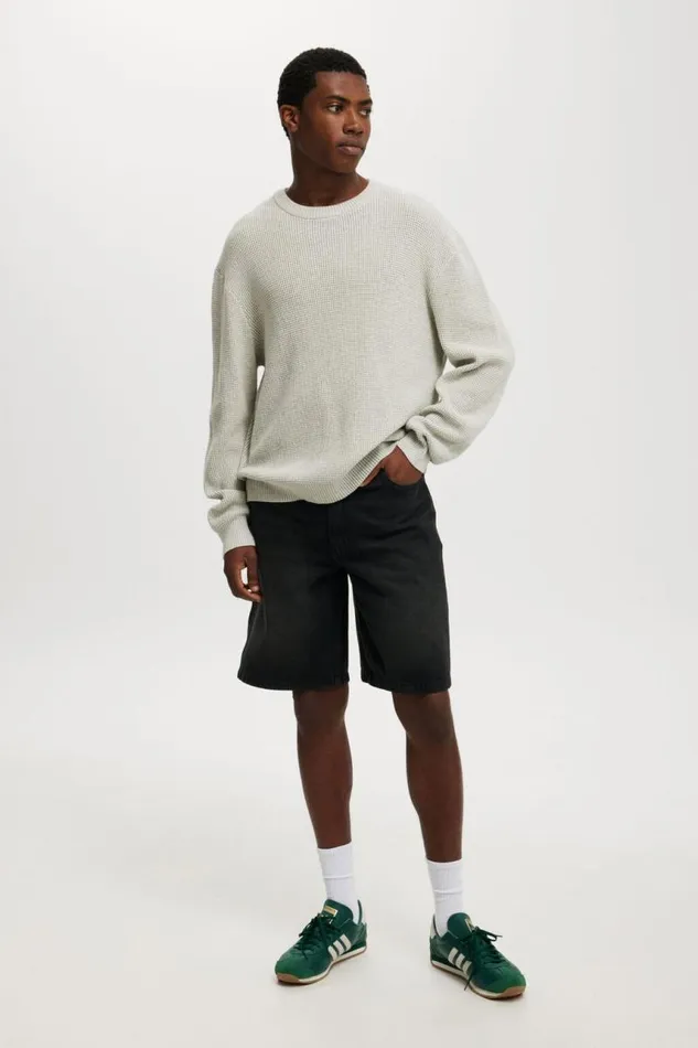 Cotton On Shorts Baggy Denim Short Wicked Black 8211 Men