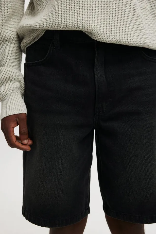 Cotton On Shorts Baggy Denim Short Wicked Black 8211 Men Cotton On Shorts Baggy Denim Short Wicked Black 8211 Men