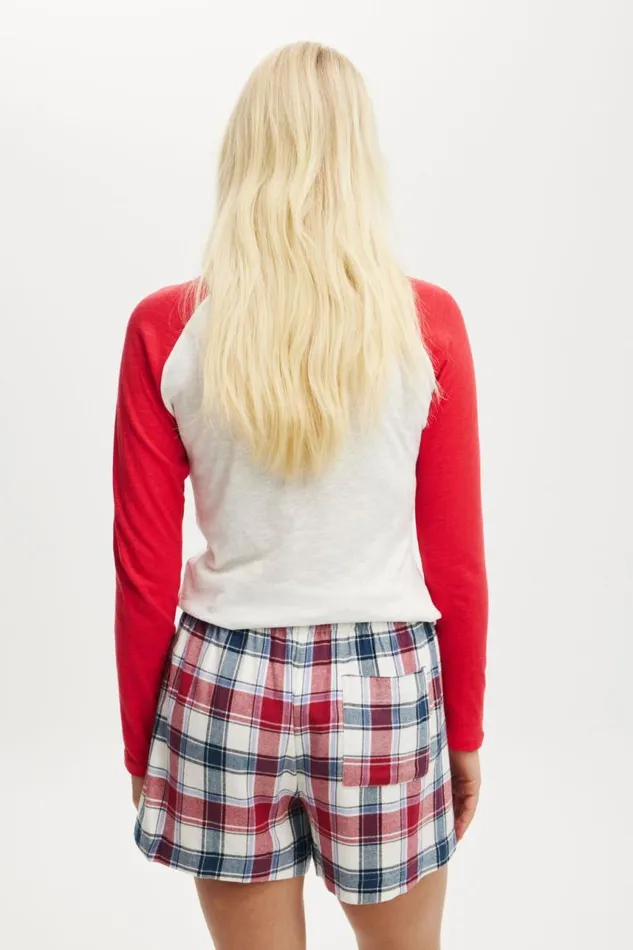 Cotton On Shorts Flannel Boyfriend Boxer Short Stephanie Check Blue 8211 Women Cotton On Shorts Flannel Boyfriend Boxer Short Stephanie Check Blue 8211 Women