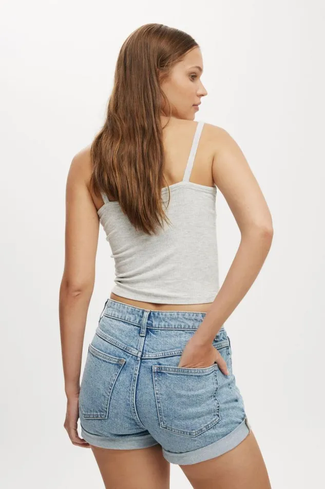 Cotton On Shorts High Rise Classic Stretch Denim Short Bells Blue 8211 Women Cotton On Shorts High Rise Classic Stretch Denim Short Bells Blue 8211 Women