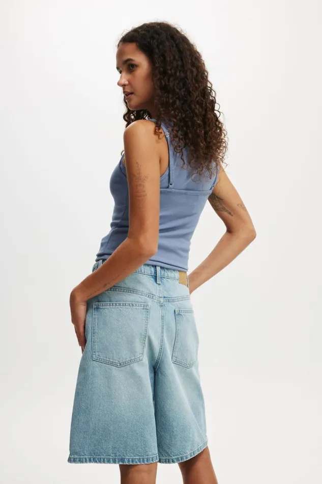 Cotton On Shorts Super Baggy Denim Jort Bells Blue 8211 Women Cotton On Shorts Super Baggy Denim Jort Bells Blue 8211 Women