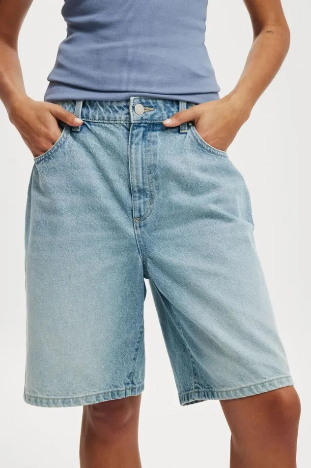 Cotton On Shorts Super Baggy Denim Jort Bells Blue 8211 Women Cotton On Shorts Super Baggy Denim Jort Bells Blue 8211 Women