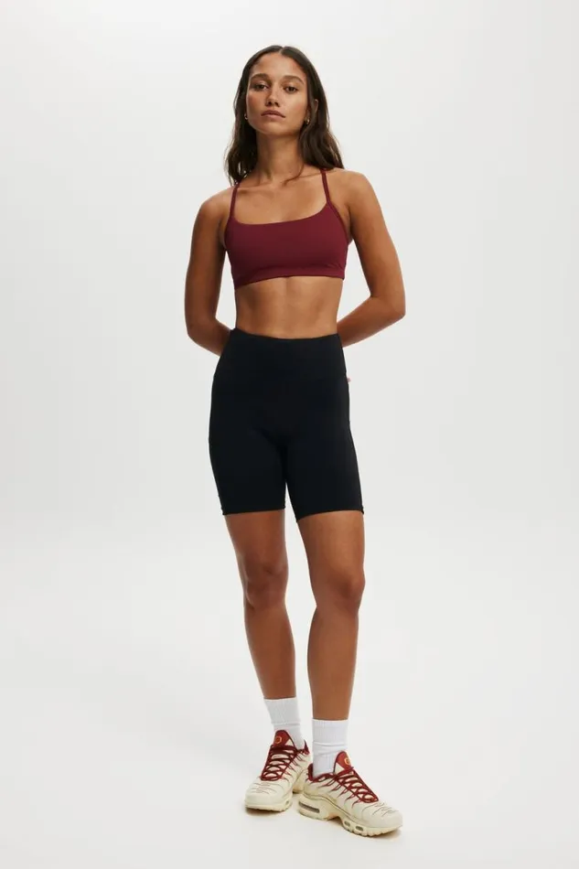 Cotton On Shorts Ultra Luxe Mesh Pocket Bike Short Black 8211 Women