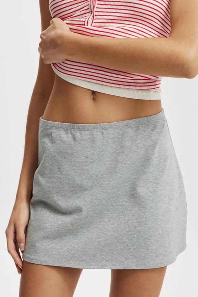 Cotton On Skirts Bella Mini Skirt Grey Marle 8211 Women