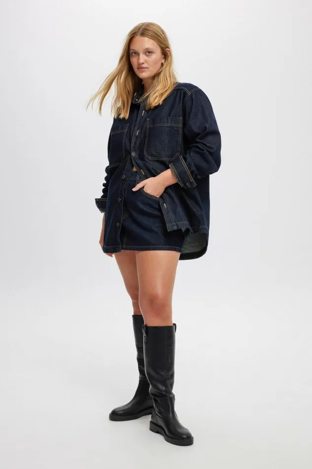 Cotton On Skirts Denim Mini Skirt Indigo 8211 Women Cotton On Skirts Denim Mini Skirt Indigo 8211 Women