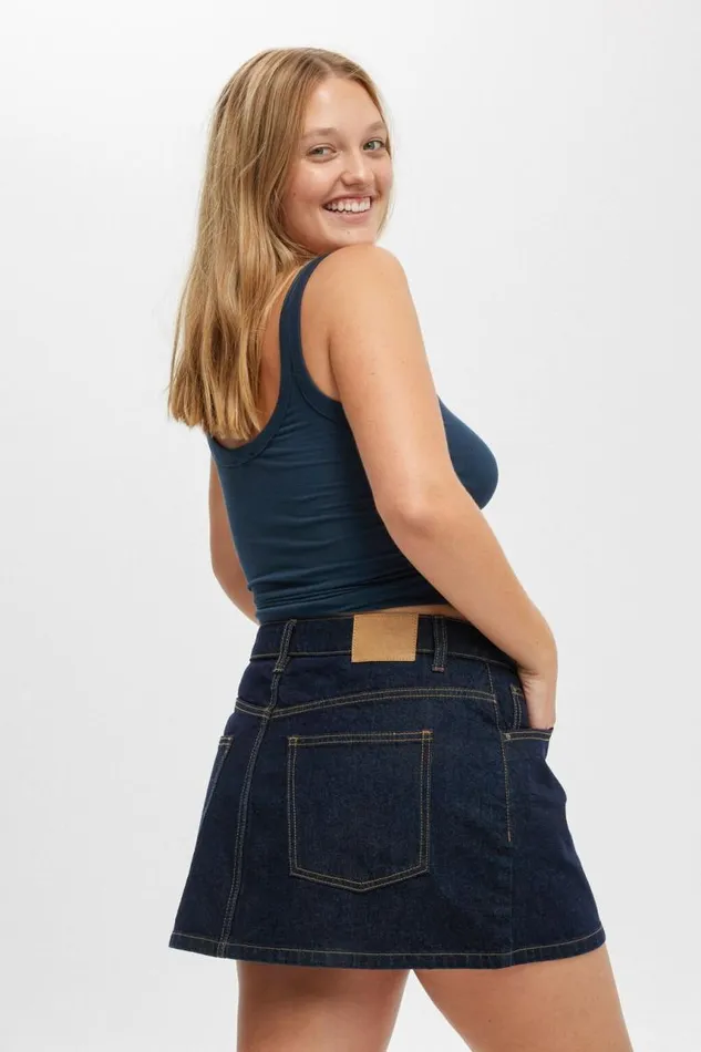 Cotton On Skirts Denim Mini Skirt Indigo 8211 Women Cotton On Skirts Denim Mini Skirt Indigo 8211 Women