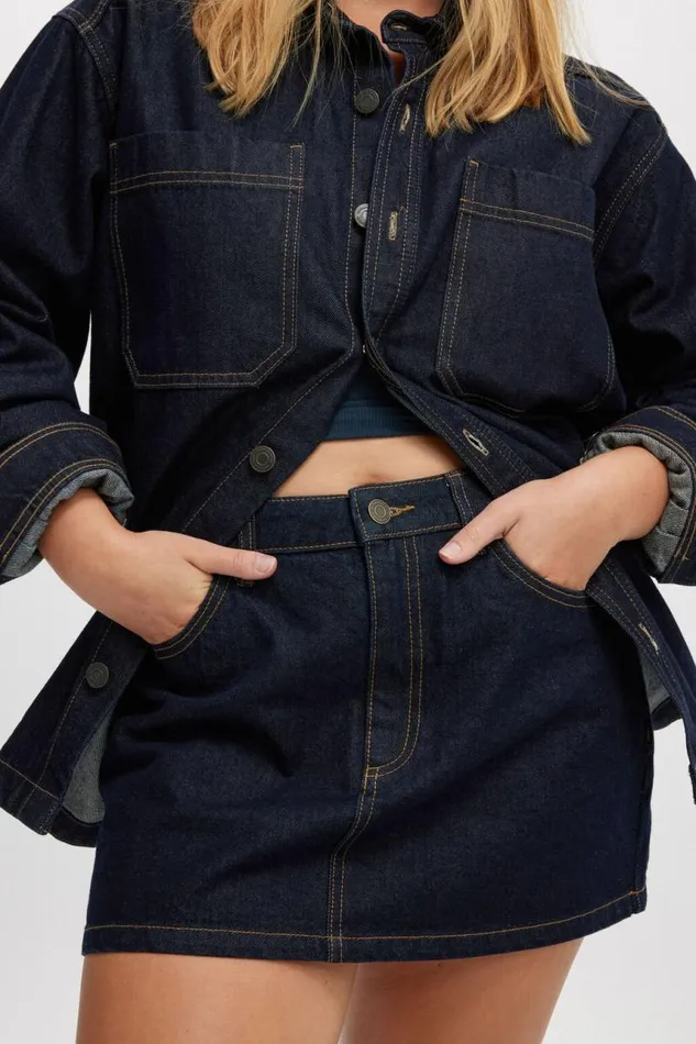 Cotton On Skirts Denim Mini Skirt Indigo 8211 Women Cotton On Skirts Denim Mini Skirt Indigo 8211 Women