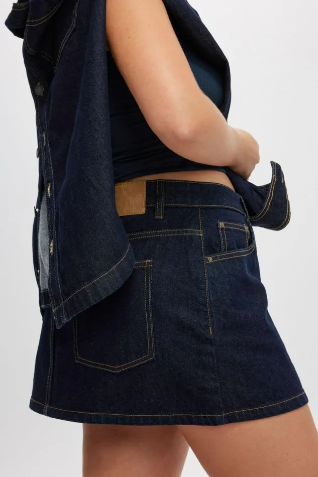 Cotton On Skirts Denim Mini Skirt Indigo 8211 Women Cotton On Skirts Denim Mini Skirt Indigo 8211 Women