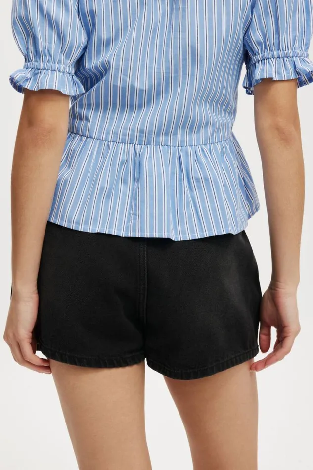 Cotton On Skirts Mini Denim Skort Black Pepper 8211 Women