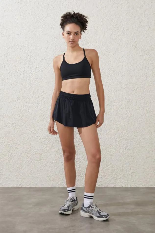 Cotton On Skirts Run Mesh Skirt Black 8211 Women