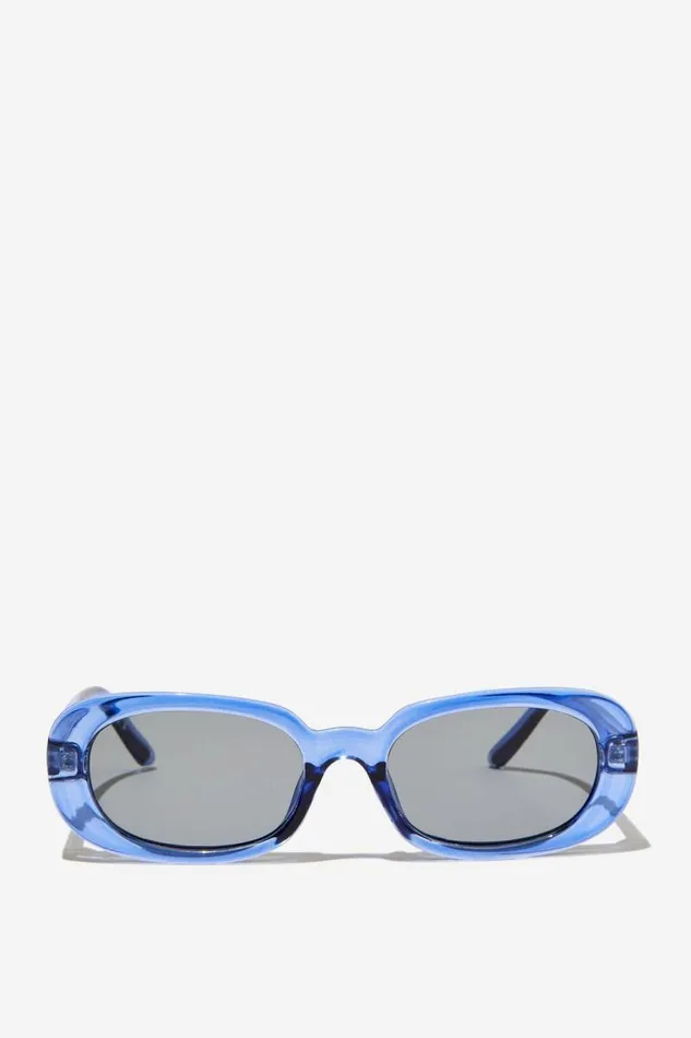Cotton On Sunglasses Fluid Sunglasses Rave Blue Crystalgrey 8211 Men