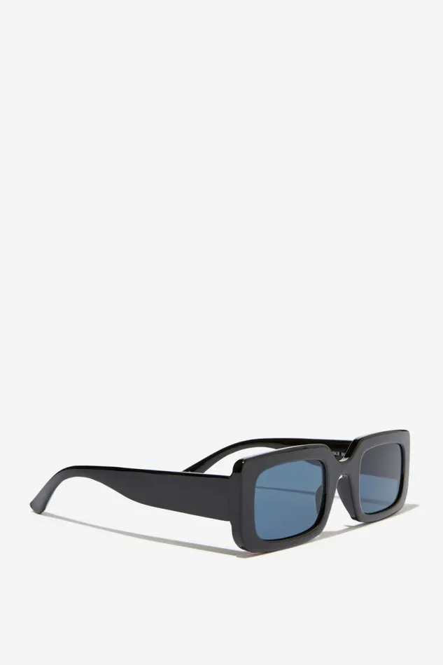 Cotton On Sunglasses Heidi Rectangle Sunglasses Black 8211 Women Cotton On Sunglasses Heidi Rectangle Sunglasses Black 8211 Women