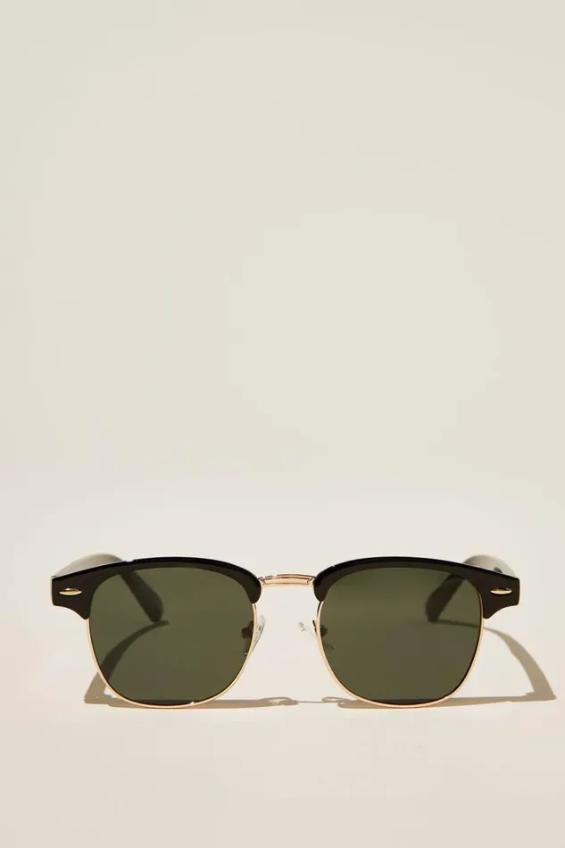 Cotton On Sunglasses Leopold Polarized Sunglasses Black Glossgoldgreen 8211 Men