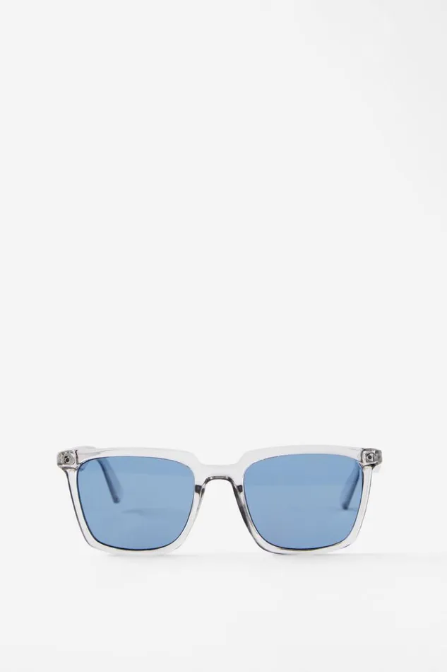 Cotton On Sunglasses Newtown Sunglasses Grey Crystalblue 8211 Men