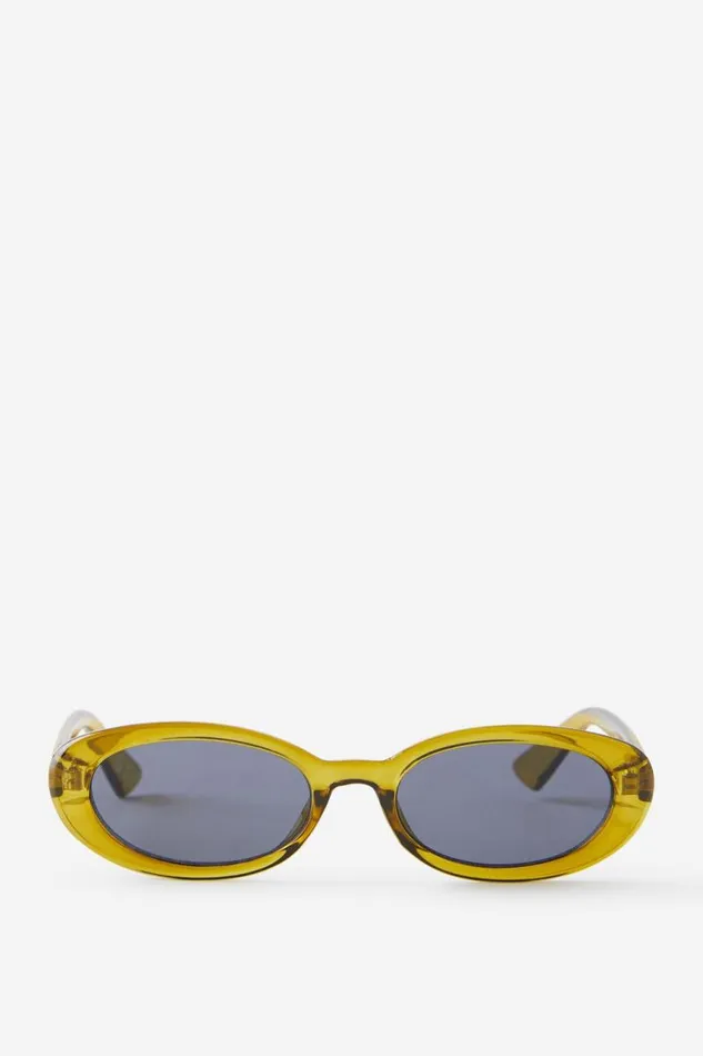 Cotton On Sunglasses Ophelia Oval Sunglasses Olive 8211 Women