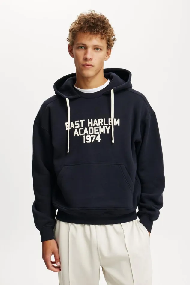 Cotton On Sweats and Hoodies Afterhood Fleece Ink Navy East Harlem Academy 8211 Men