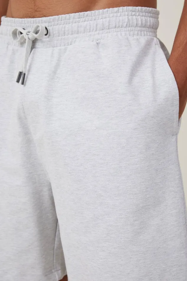 Cotton On Sweats and Hoodies Baggy Fleece Short Grey Marle 8211 Men Cotton On Sweats and Hoodies Baggy Fleece Short Grey Marle 8211 Men