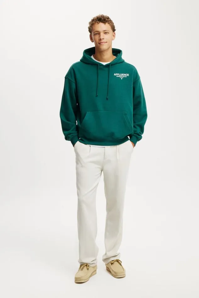 Cotton On Sweats and Hoodies Box Fit Graphic Hoodie Evergreenaffluence 8211 Men Cotton On Sweats and Hoodies Box Fit Graphic Hoodie Evergreenaffluence 8211 Men