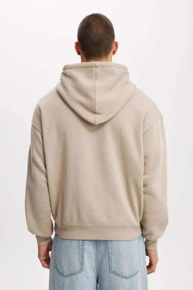 Cotton On Sweats and Hoodies Box Fit Graphic Hoodie Gravel Stone93 8211 Men Cotton On Sweats and Hoodies Box Fit Graphic Hoodie Gravel Stone93 8211 Men