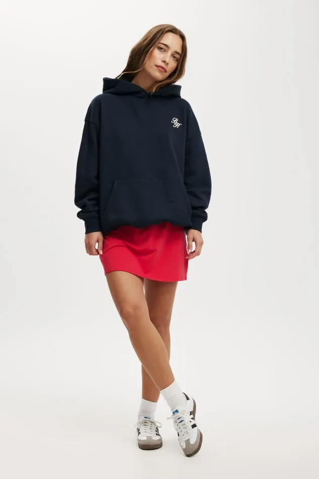 Cotton On SweatsandHoodies Classic Fleece Graphic Hoodie Bh Script Ink Navy 8211 Women Cotton On SweatsandHoodies Classic Fleece Graphic Hoodie Bh Script Ink Navy 8211 Women
