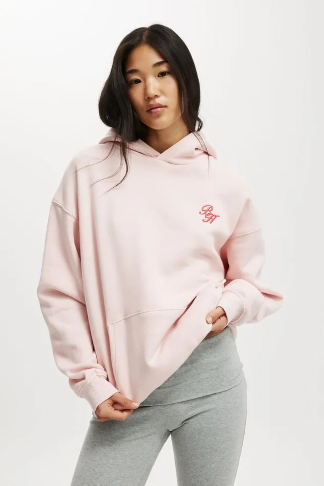 Cotton On SweatsandHoodies Classic Fleece Graphic Hoodie Bh Script Soft Pink 8211 Women Cotton On SweatsandHoodies Classic Fleece Graphic Hoodie Bh Script Soft Pink 8211 Women