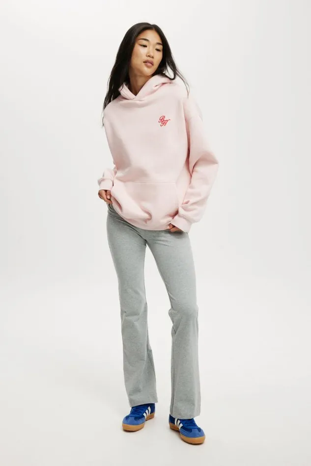 Cotton On SweatsandHoodies Classic Fleece Graphic Hoodie Bh Script Soft Pink 8211 Women Cotton On SweatsandHoodies Classic Fleece Graphic Hoodie Bh Script Soft Pink 8211 Women