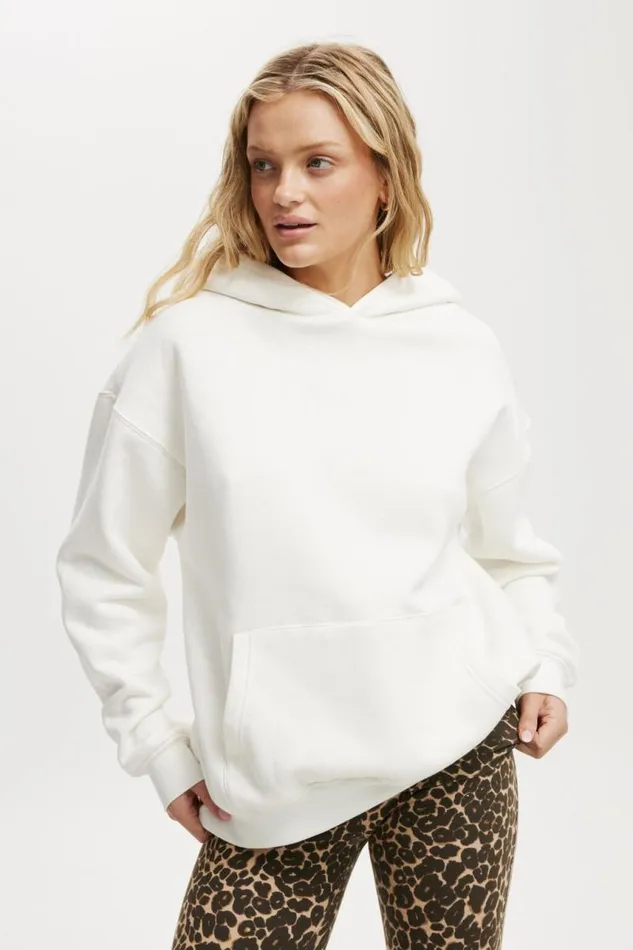 Cotton On SweatsandHoodies Classic Fleece Hoodie White 8211 Women