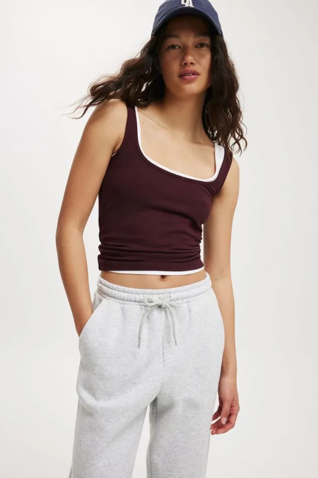 Cotton On SweatsandHoodies Classic Fleece Sweatpant Soft Grey Marle 8211 Women Cotton On SweatsandHoodies Classic Fleece Sweatpant Soft Grey Marle 8211 Women