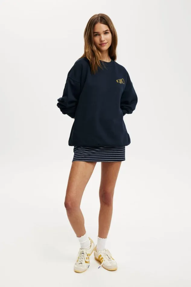 Cotton On SweatsandHoodies Classic Graphic Crew Sweatshirt Lma Ink Navy 8211 Women Cotton On SweatsandHoodies Classic Graphic Crew Sweatshirt Lma Ink Navy 8211 Women