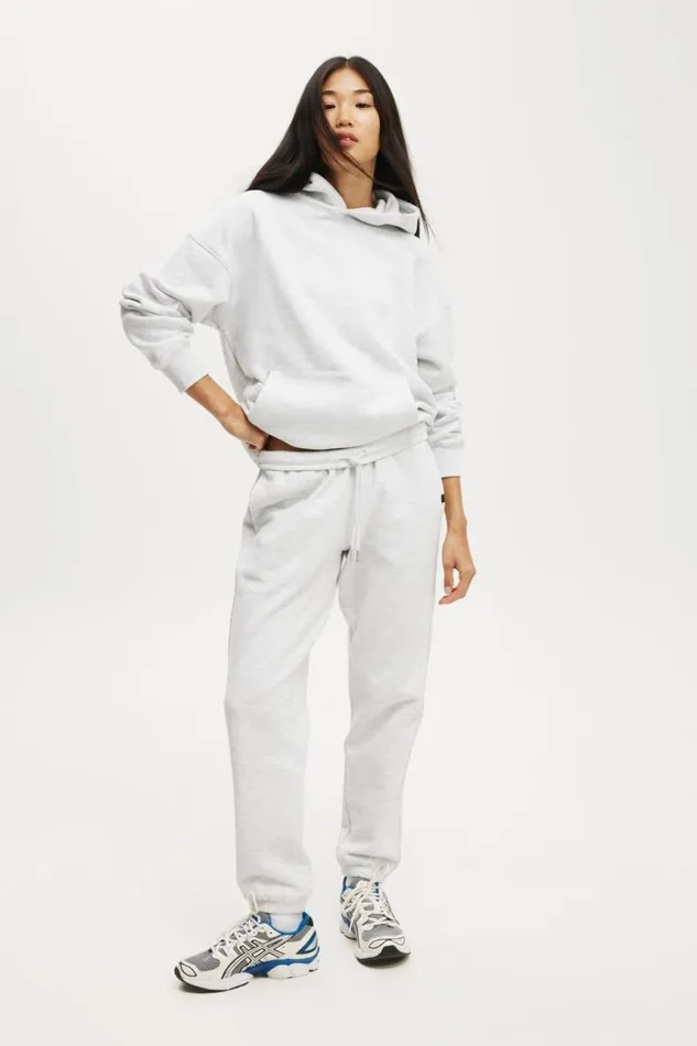 Cotton On SweatsandHoodies Plush Essential Gym Sweatpant Cloudy Grey Marle 8211 Women