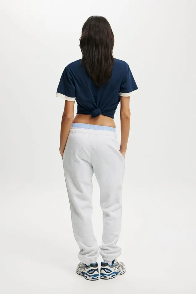 Cotton On SweatsandHoodies Plush Essential Gym Sweatpant Core Cloudy Grey Marle 8211 Women Cotton On SweatsandHoodies Plush Essential Gym Sweatpant Core Cloudy Grey Marle 8211 Women