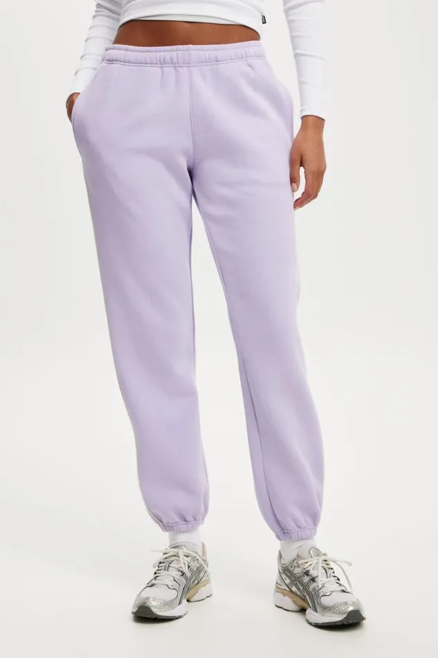 Cotton On SweatsandHoodies Plush Essential Gym Sweatpant Purple Rosecoconut Milk 8211 Women Cotton On SweatsandHoodies Plush Essential Gym Sweatpant Purple Rosecoconut Milk 8211 Women